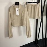 ALO LONG SLEEVE TOP & SPORTY SKIRT SET STYLE 77